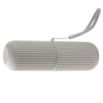 Toothbrush holder for travel, grey color, model R01DGR
